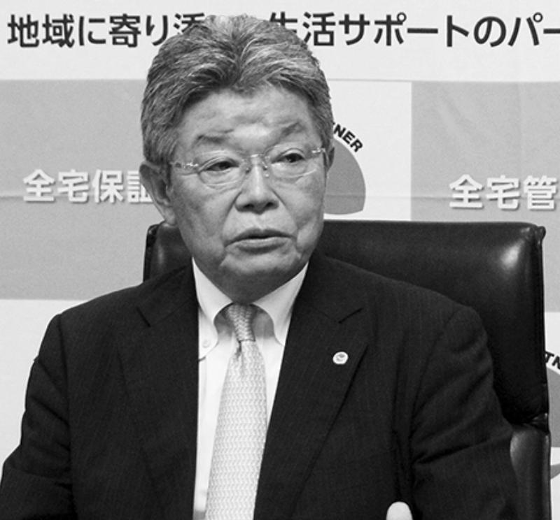 抱負を語る坂本会長