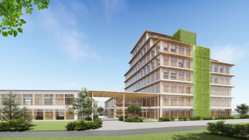 さいたま市西区に建設されるオフィスビルの外観イメージ