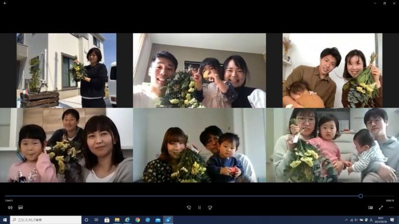 中央グリーン開発が3月に開催した分譲住宅地「キャスト常盤平」(千葉県松戸市)のオンライン入居者交流会の様子